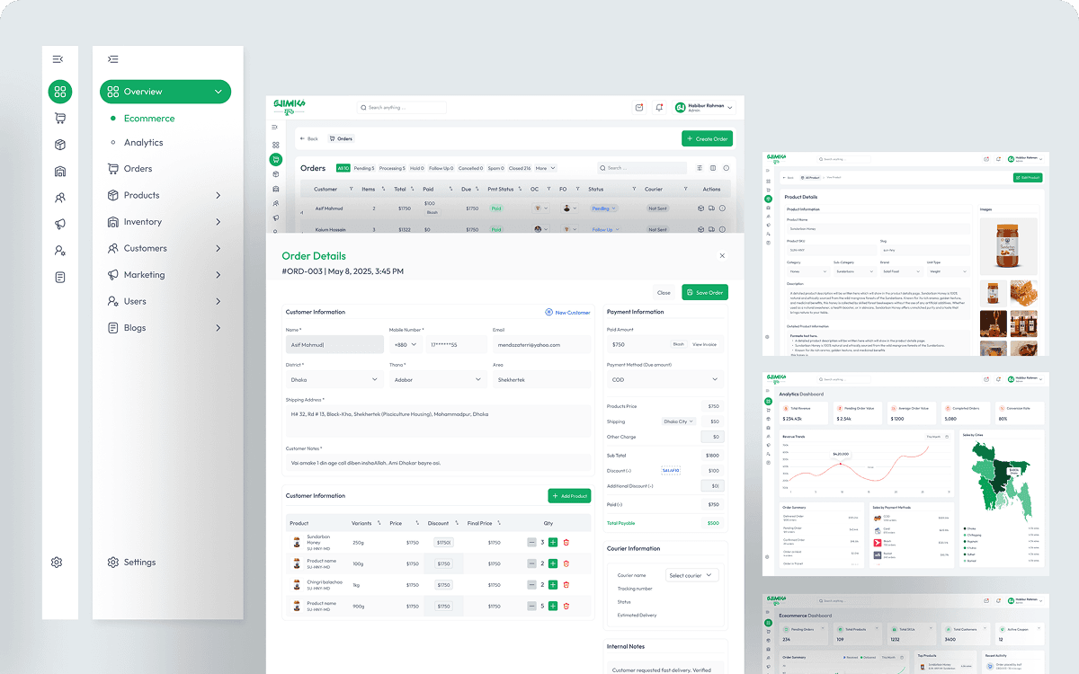 Ecommerce Management System (EMS) UI/UX Design - Image 1