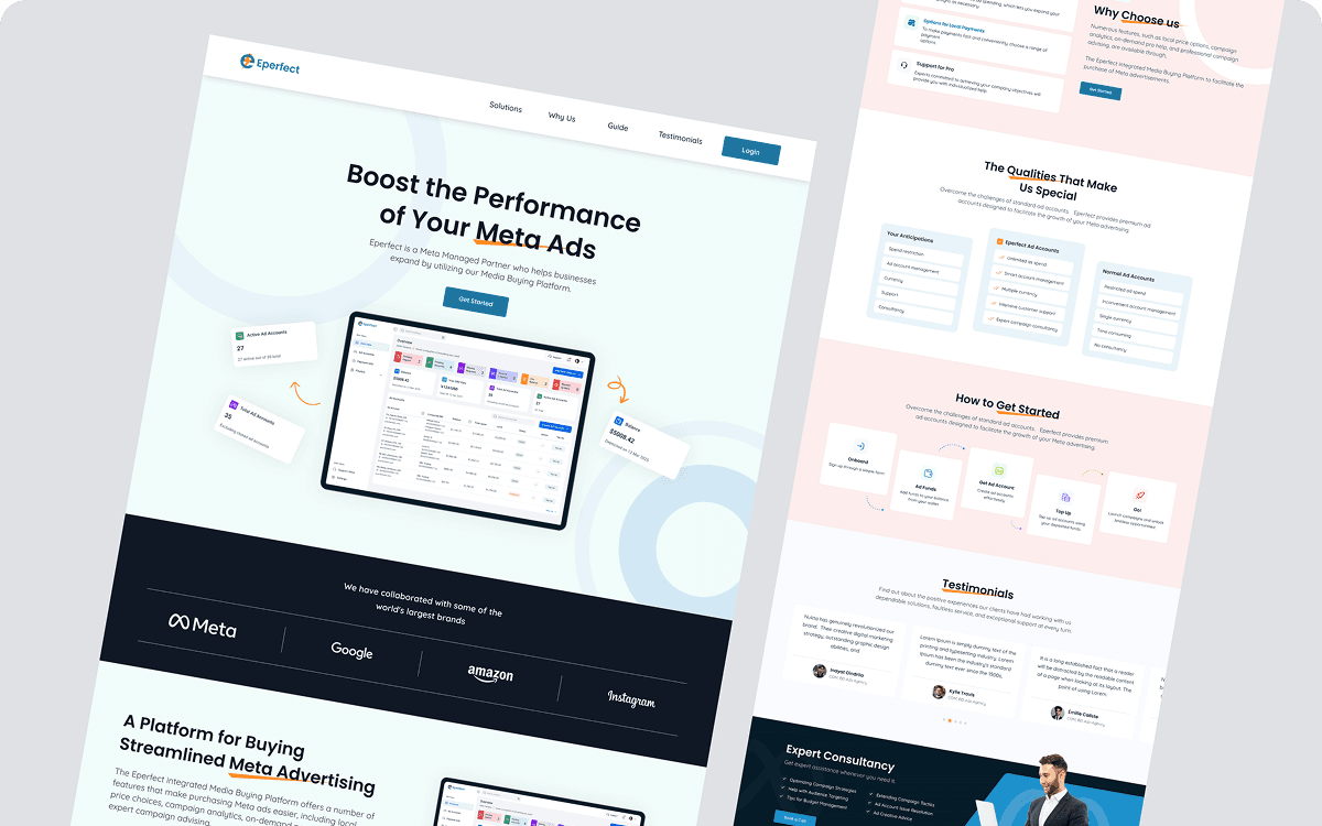 Eperfect - Website Development - Image 1