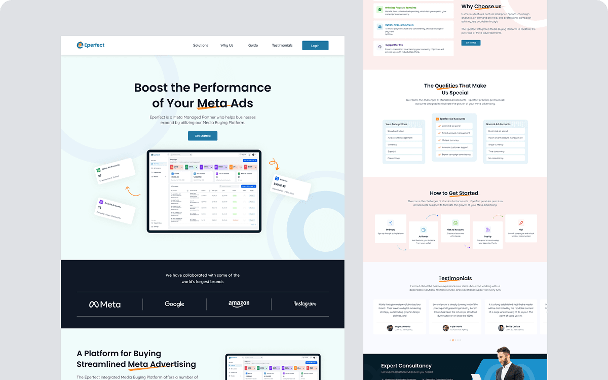 Eperfect - Website Development
