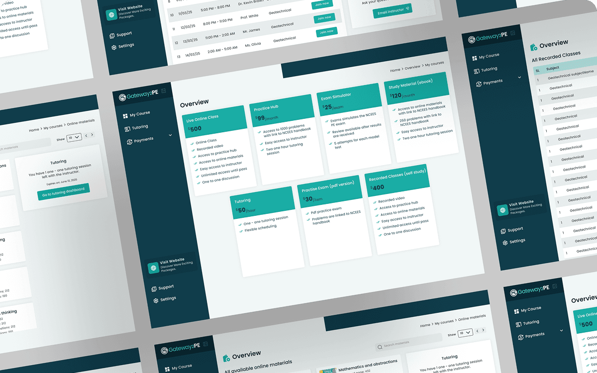 LMS Student Portal Development
