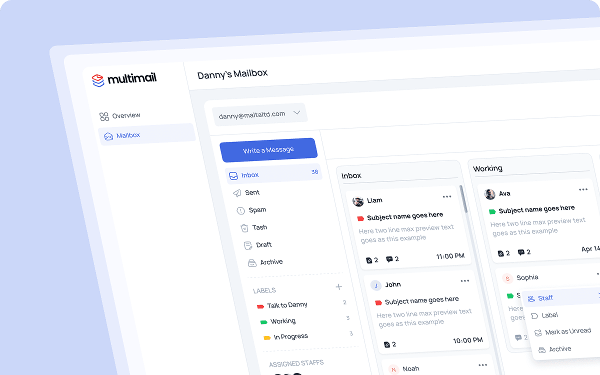 Multimail - SaaS Platform Development - Image 3